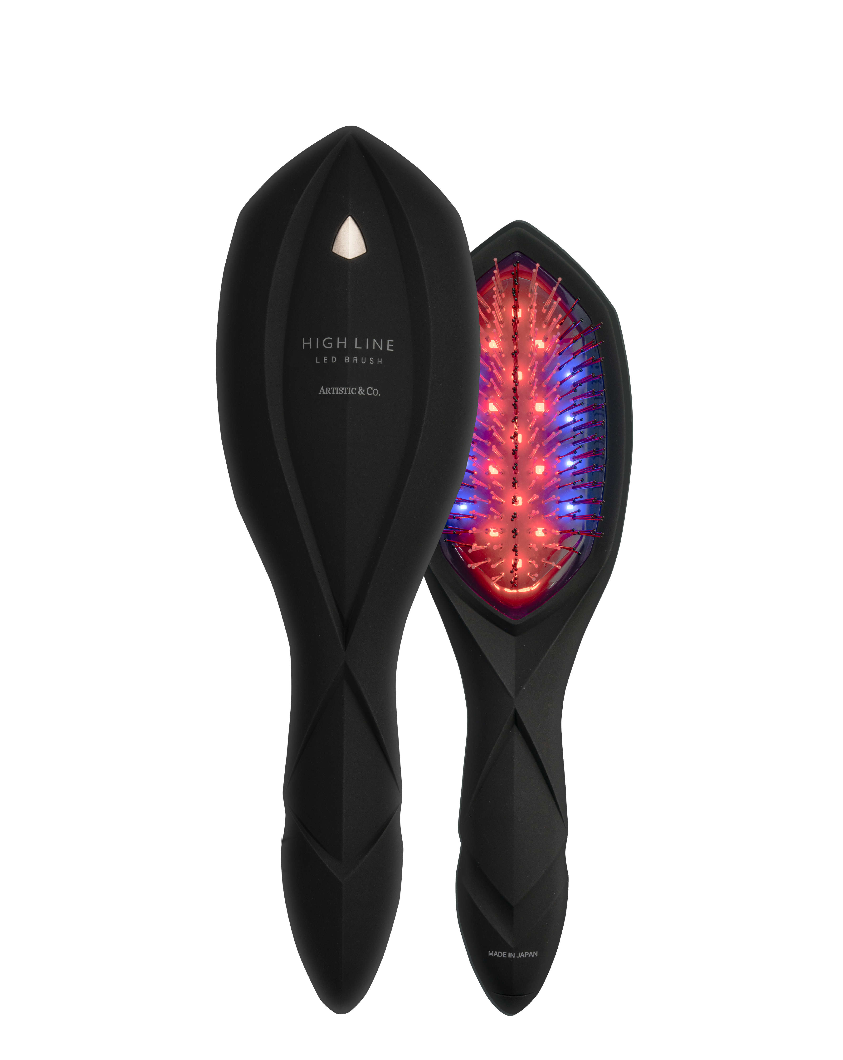 ハイライン LED ブラシ 【ブラシ型美容機器】 ブラック